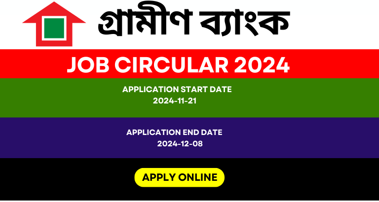 গ্রামীণ ব্যাংক নিয়োগ বিজ্ঞপ্তি ২০২৪-Grameen Bank Job